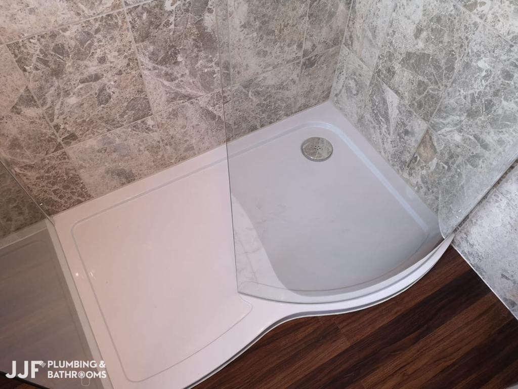 JJF Bathrooms - En-suite - Lympne, KentJJF Bathrooms - Disability Wet room - Smeeth ,Kent